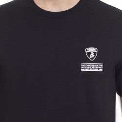T-shirt Automobili Lamborghini 72XBH025 noir pour homme