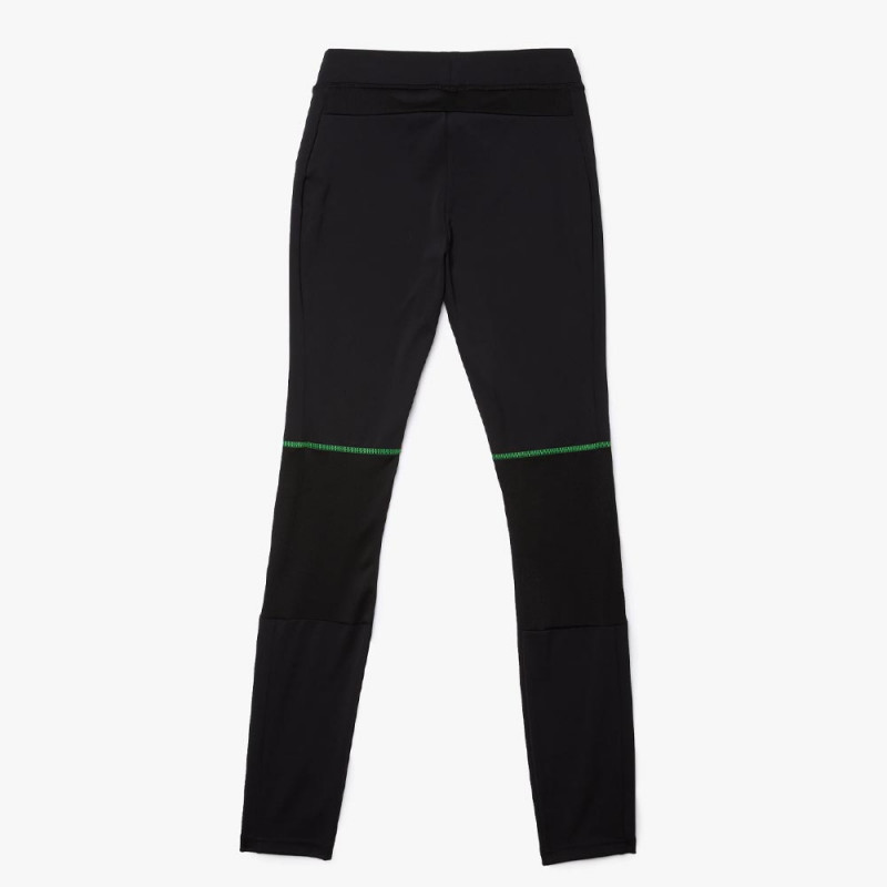 Legging Lacoste SPORT uni léger noir