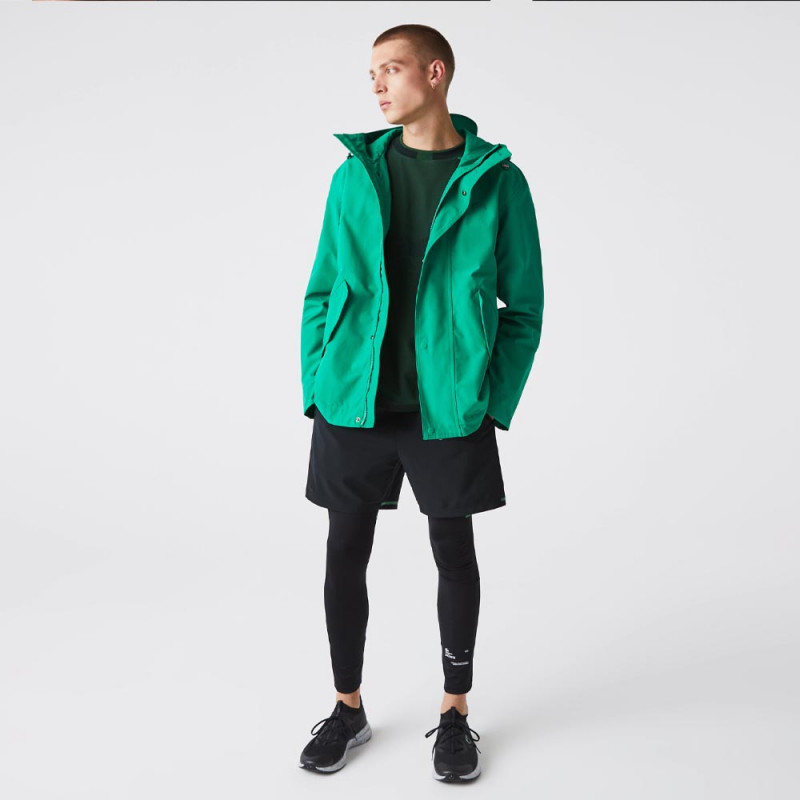 Legging Lacoste SPORT uni léger pour homme noir