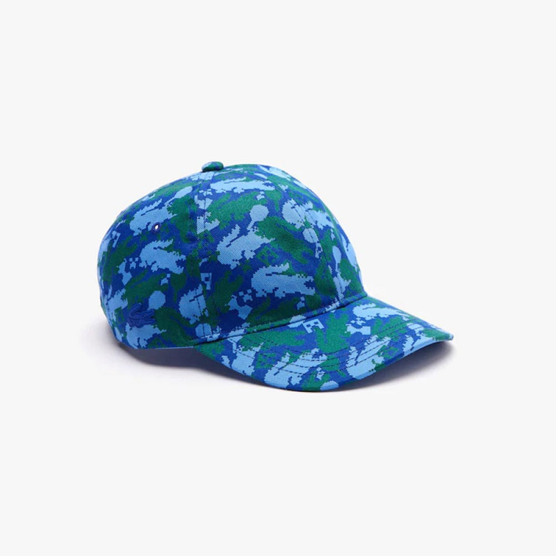 Casquette Garçon Lacoste x Minecraft en coton biologique imprimé