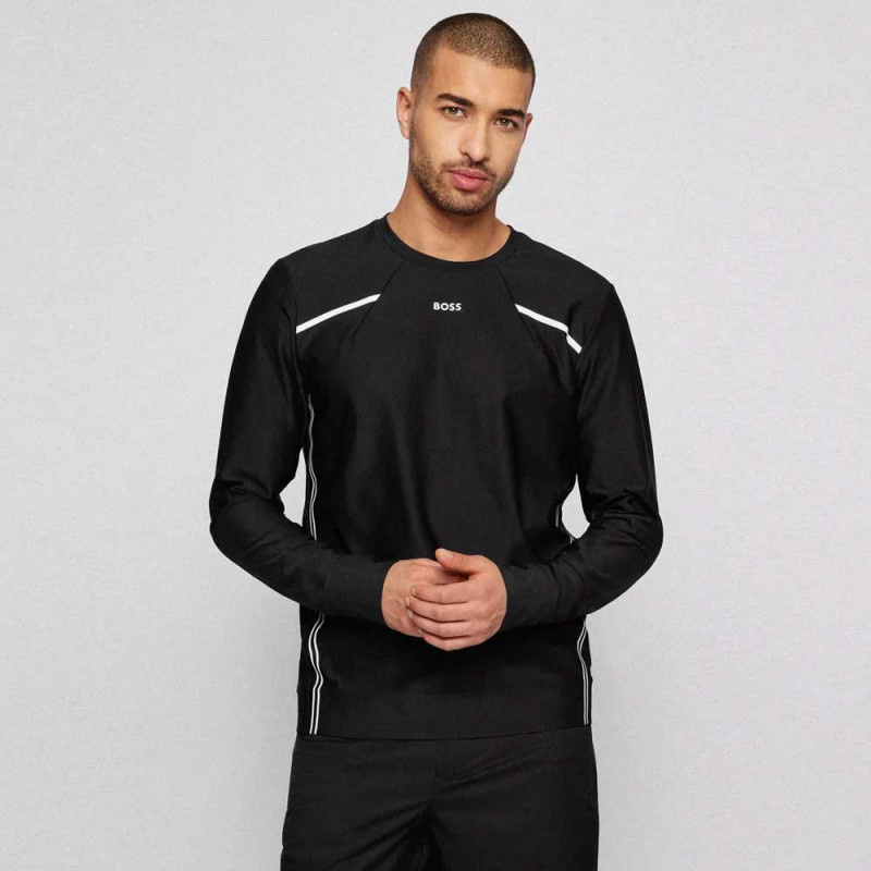 Sweat regular Boss Salbo Gym noir