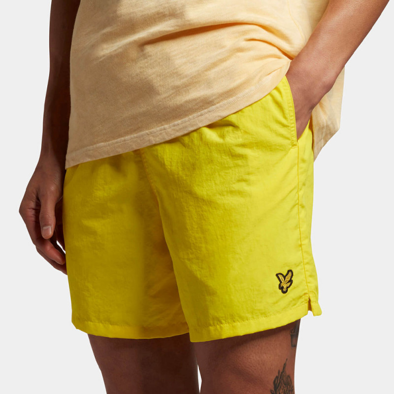 Short de bain Lyle & Scott Jaune pour homme