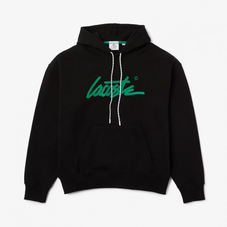 Sweatshirt à capuche unisexe Lacoste L!VE loose fit chez DM'Sports