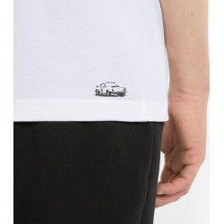 T-shirt Puma x Porsche Legacy T7 Blanc Détails dos