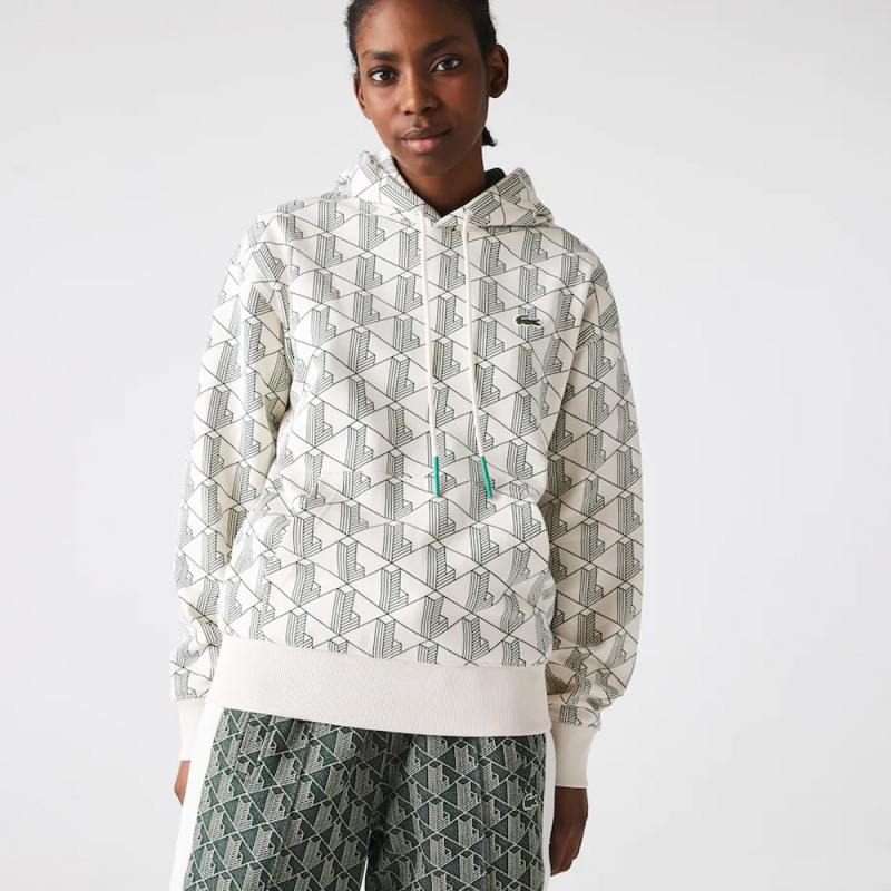 Sweatshirt à capuche unisexe Lacoste L!VE loose fit