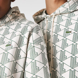 Sweatshirt à capuche unisexe Lacoste L!VE loose