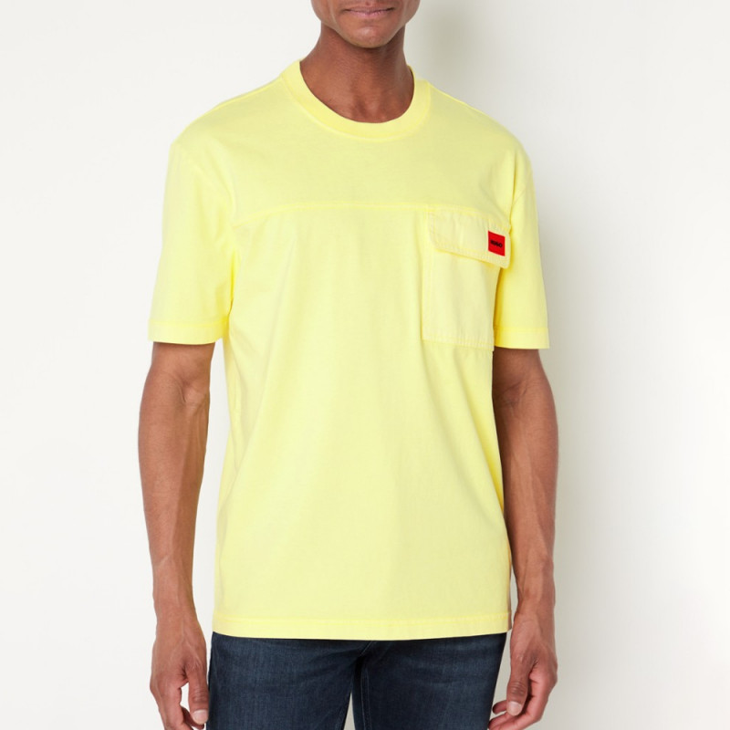 T-Shirt Hugo Dinsky Jaune