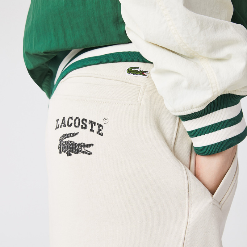 Pantalon de survêtement lacoste beige