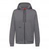 Sweat à capuche zippé Hugo en molleton de coton avec logos