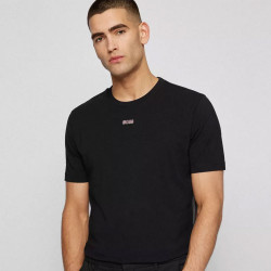 T-shirt Boss Mixte en coton stretch à logo multicolore homme