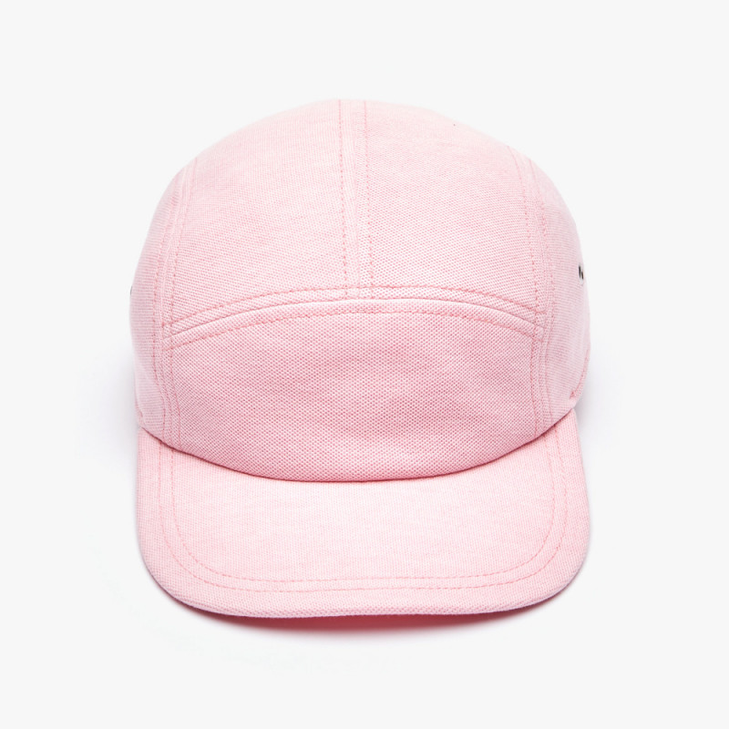 Casquette L!VE en piqué de coton Rose