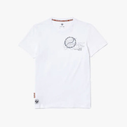 T-shirt Lacoste SPORT Édition Roland Garros en coton biologique