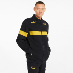 Veste de survêtement Puma Porsche Legacy Noir et Jaune chez DM'Sports