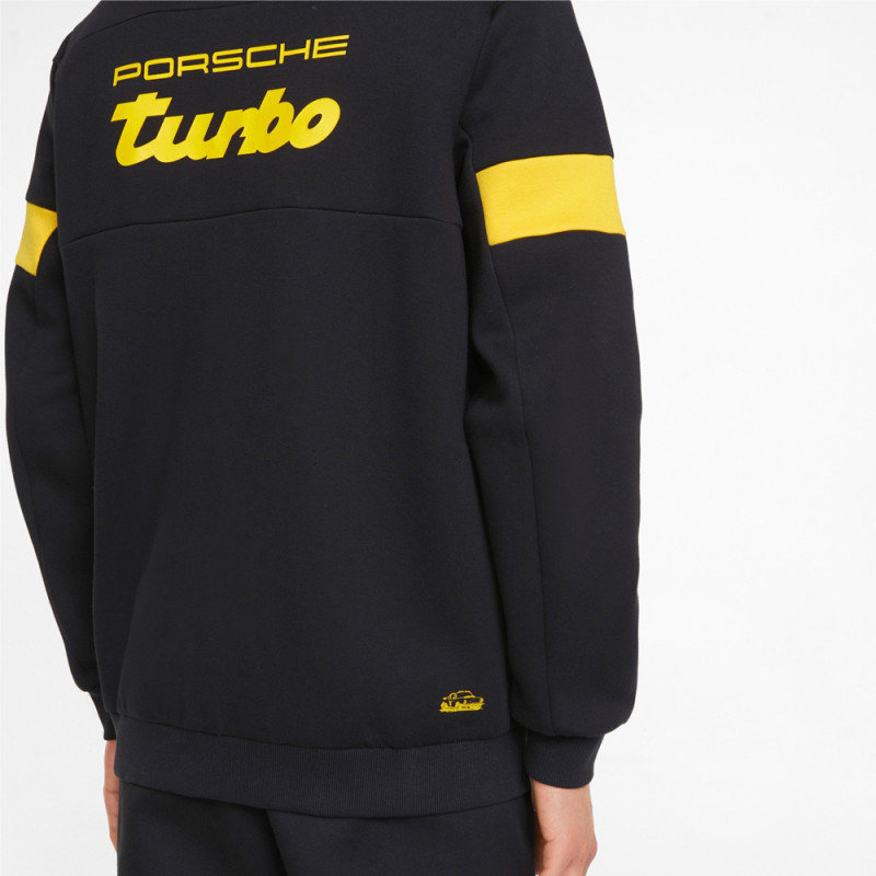 Veste de survêtement Puma Porsche Legacy Noir et Jaune chez DM'Sports