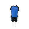Ensemble short/t-shirt enfant Sergio Tacchini VAPOCAL Bleu et Noir