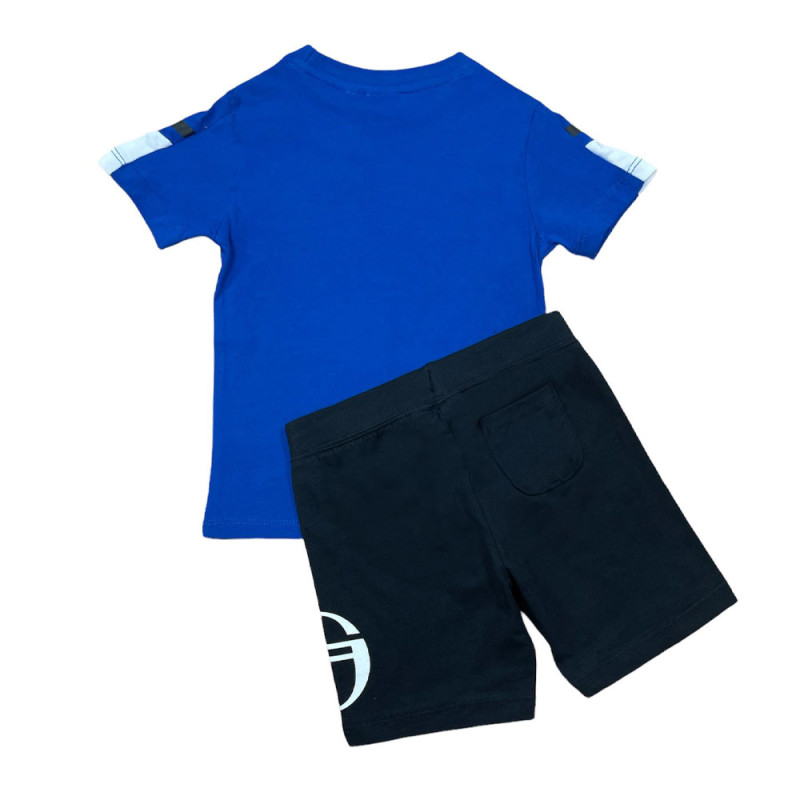 Ensemble été enfant Sergio Tacchini VESLY Bleu et Noir dos