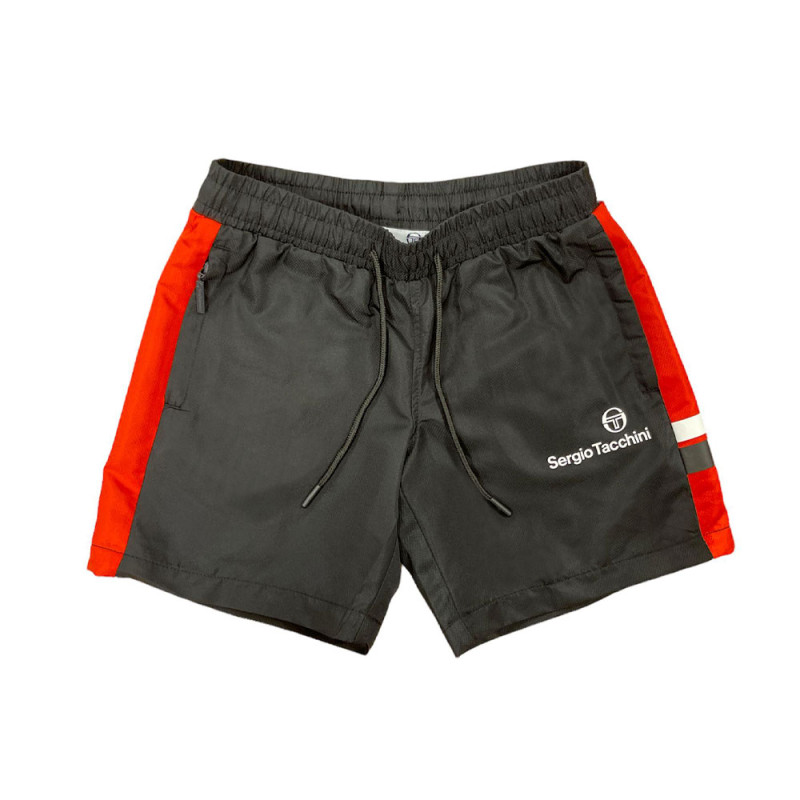 Short enfant Sergio Tacchini VERD Noir et Rouge