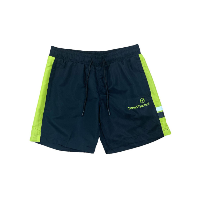 Short enfant Sergio Tacchini VERD Noir et Fluo