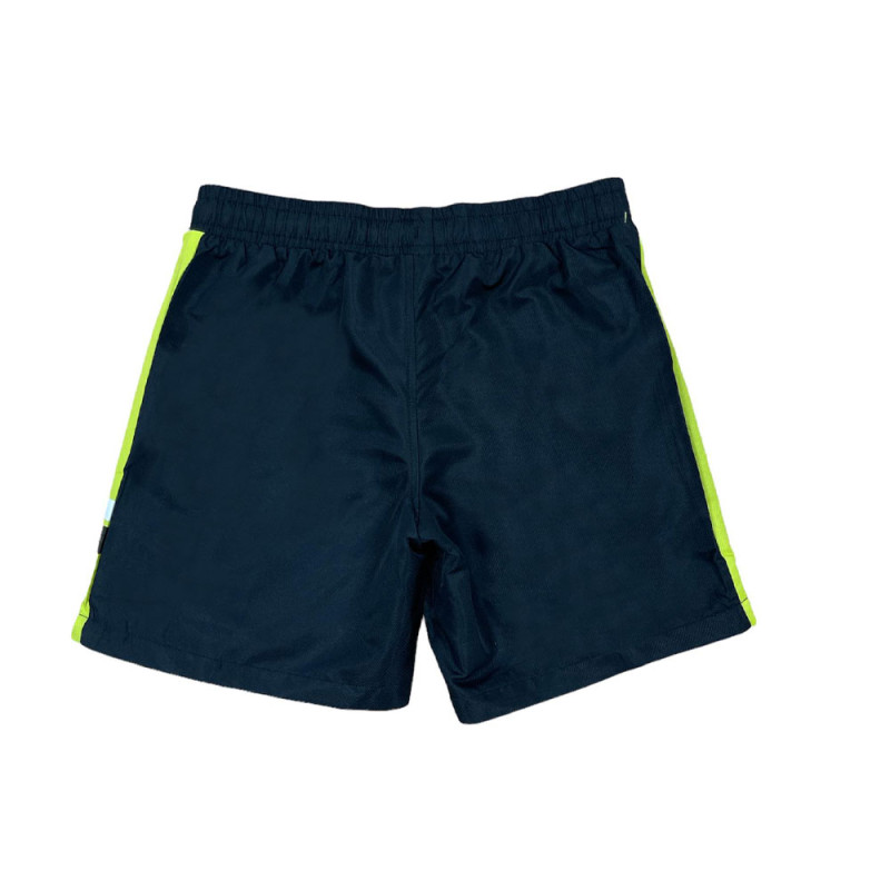 Short enfant Sergio Tacchini VERD Noir et Fluo dos