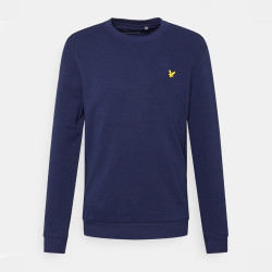 Lyle & Scott Sweat-shirt à col rond pour homme, Jaune électrique, M