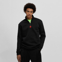Sweat en coton mélangé Hugo DURTON Noir