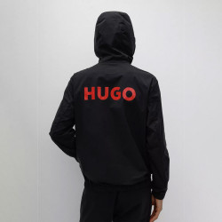 Veste Hugo noir logo