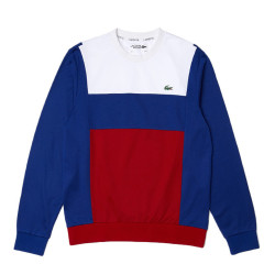 Sweatshirt Lacoste SPORT color-block en piqué résistant