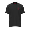 T-Shirt en jersey de coton Hugo à imprimé logo en relief DIMENTO