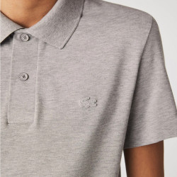 Polo Lacoste slim fit en piqué de coton stretch biologique