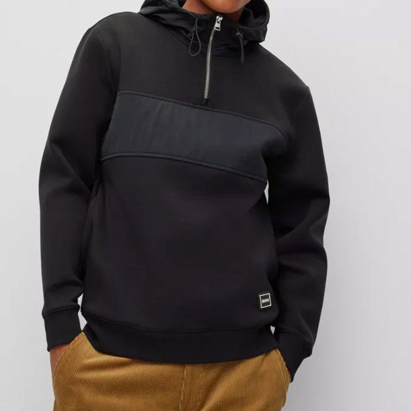 SWEAT A CAPUCHE NOIR