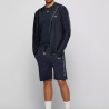 Sweat à capuche zippé BOSS bleu marine