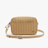 Sacoche zippée femme Lacoste avec imprimé monogramme