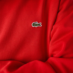 Sweatshirt rouge Lacoste