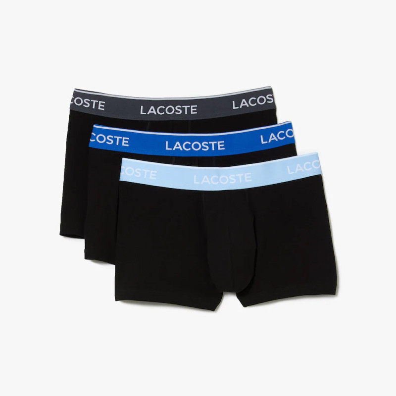 Lot De 3 Boxers Courts Casual Marine Avec Ceinture Contrastée