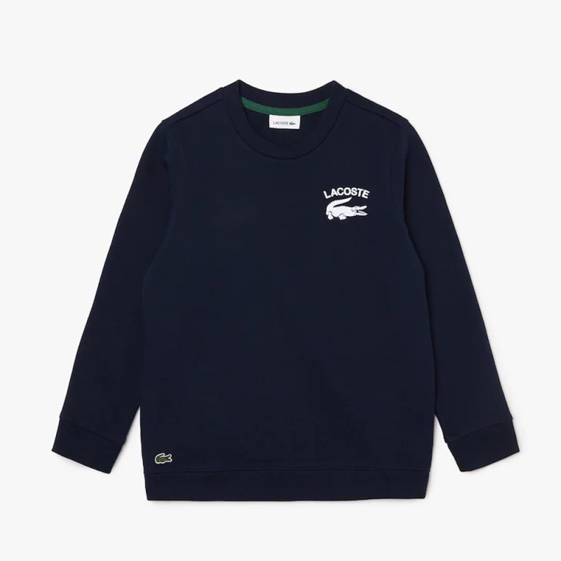 Sweatshirt garçon Lacoste à col rond