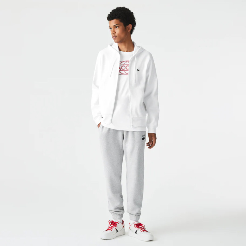 Sweatshirt zippé Lacoste SPORT avec empiècements en mesh