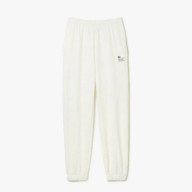 Pantalon de survêtement femme poche arrière et marquage Lacoste