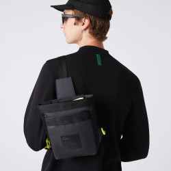 Sacoche homme Lacoste avec imprimé signature