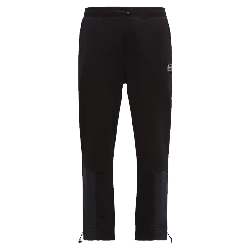 Bas de survêtement en coton mélangé avec logo encadré chez DM'Sports