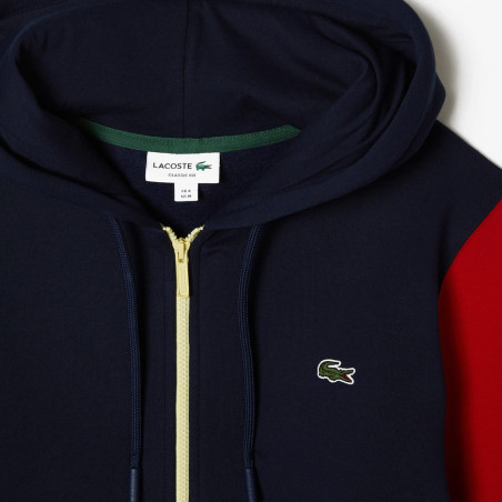 Sweatshirt zippé à capuche Lacoste