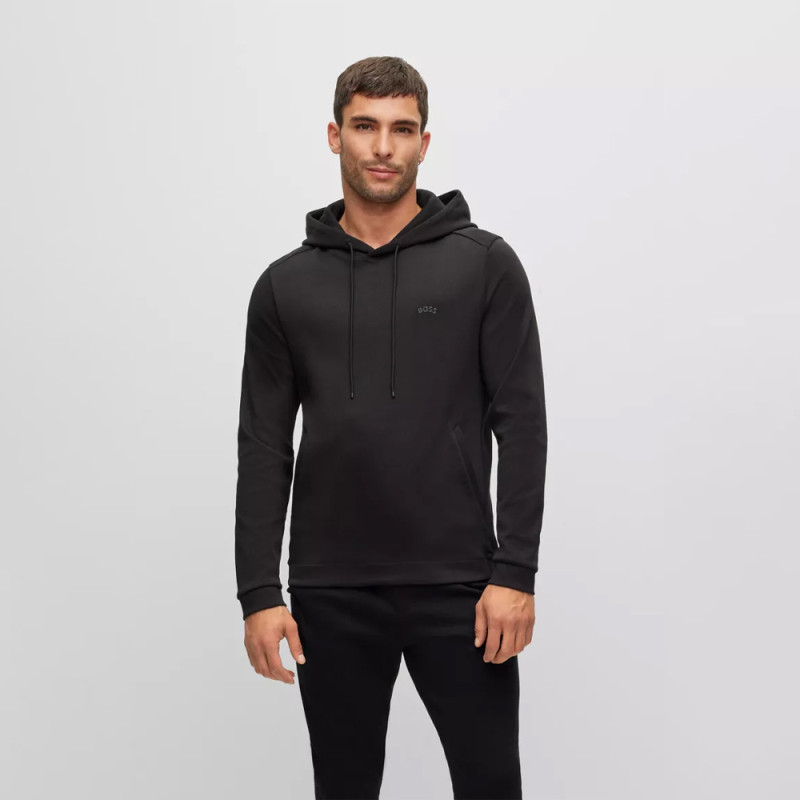 Sweat à capuche Boss en coton biologique