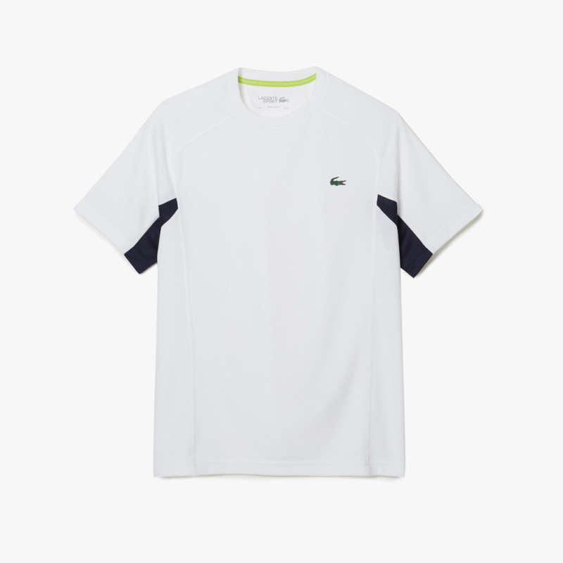 Les T-shirts homme Tennis Lacoste SPORT color-block Chez DM'Sports