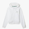 Sweatshirt à capuche Lacoste Femme en coton biologique mélangé uni