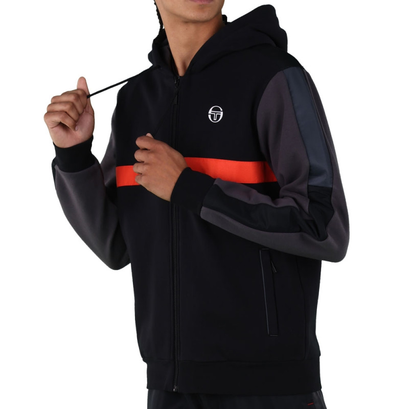 Sweatshirt à capuche Noir Sergio Tacchini