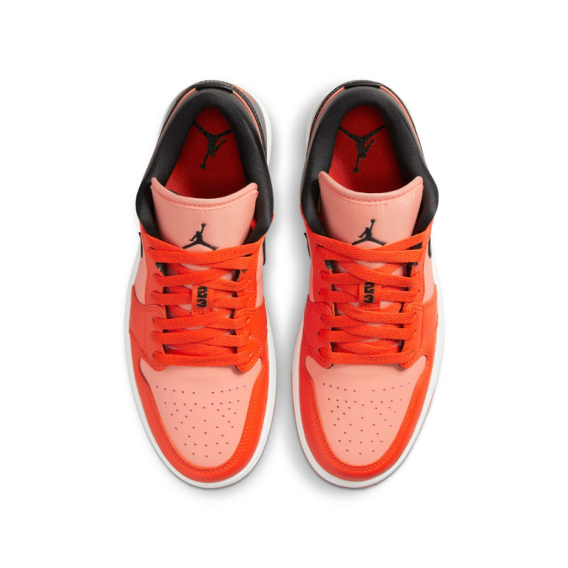 Air Jordan 1 Low SE Orange Black DESSUS