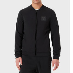 Sweatshirt Emporio Armani EA7 à capuche zippé
