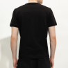 T-shirt Emporio Armani EA7 Noir avec Logo sur Poitrine Chez DM'Sports