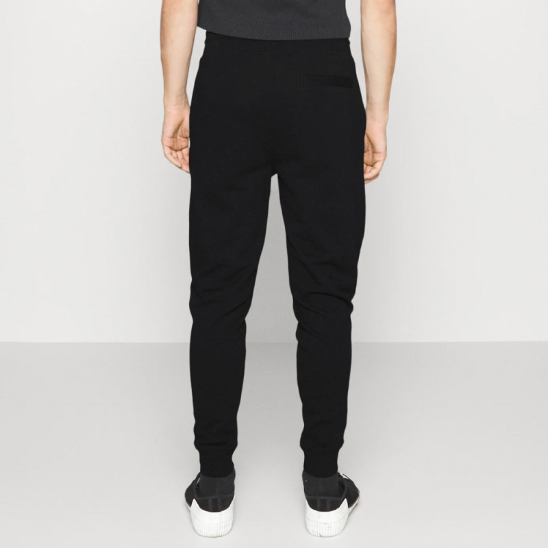 Pantalon de survêtement HUGO molleton NOIR avec Logo Chez DM'Sports