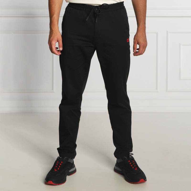 Pantalon HUGO Gyte223W slim à cordon de serrage