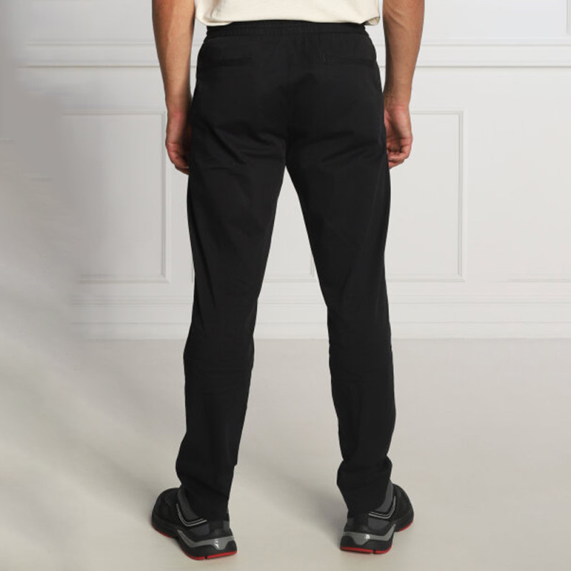 Pantalon HUGO Gyte223W slim à cordon de serrage Noir dos